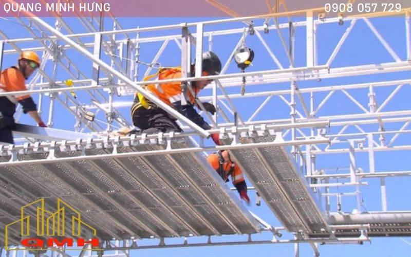 Ứng dụng sàn thao tác ngoài trời