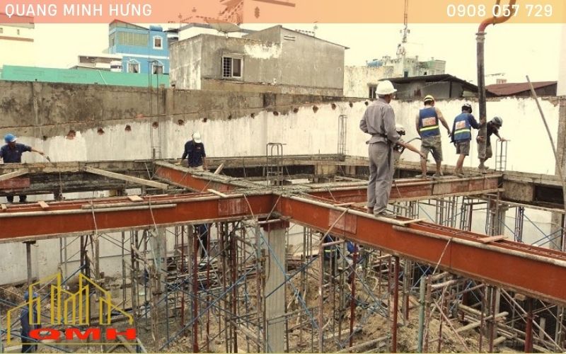 Ván coppha đỏ cho dầm bê tông