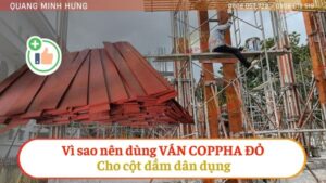 Ván ép coppha đỏ cho công trình dân dụng