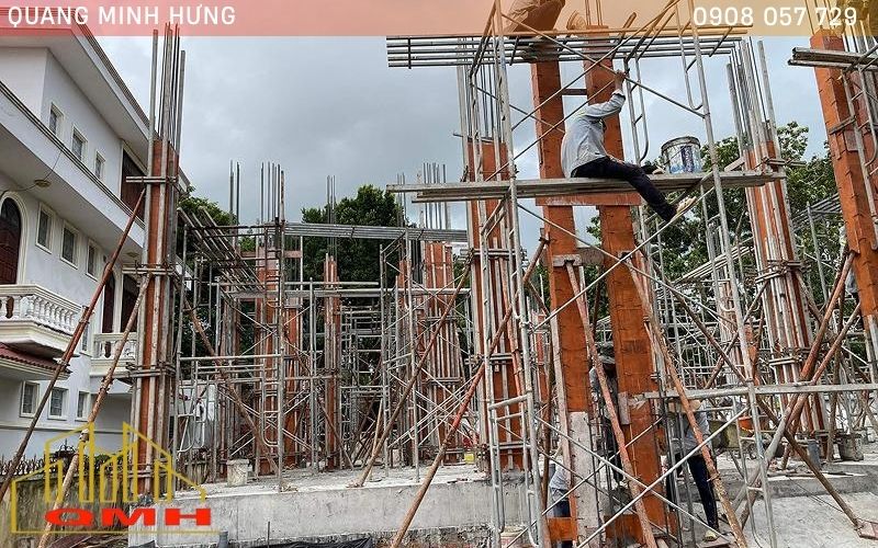 Ván ép coppha đỏ cho cột