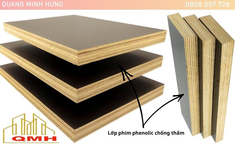 Ván ép phủ phim 18mm