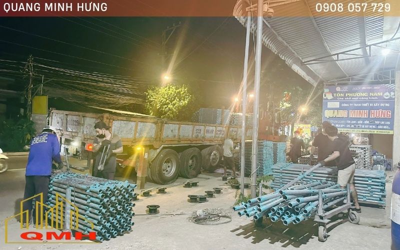 Xưởng sản xuất giáo nêm Quang Minh Hưng