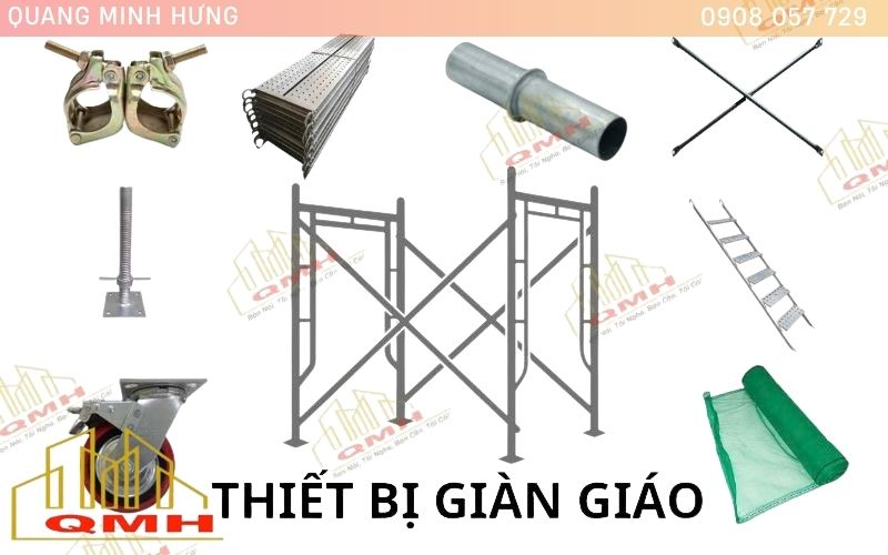 Các loại phụ kiện giàn giáo phổ biến