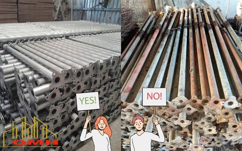 Cây chống tăng coppha mới và cũ