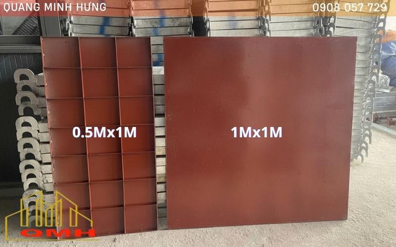 Coppha tôn 1mx1m và 0.5mx1m
