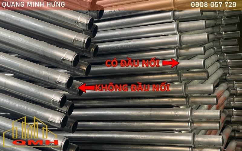 Giáo khung có đầu nối và không đầu nối