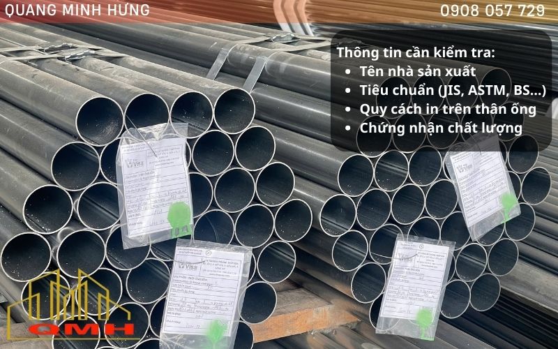 Kiểm tra chất lượng ống thép mạ kẽm