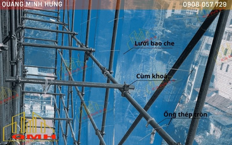 Cấu tạo hệ giáo tuýp bao che