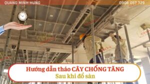 Hướng dẫn tháo cây chống tăng nhanh