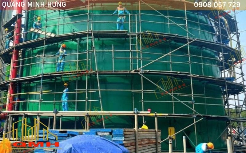 Lắp dựng giàn giáo tuýp đúng cách