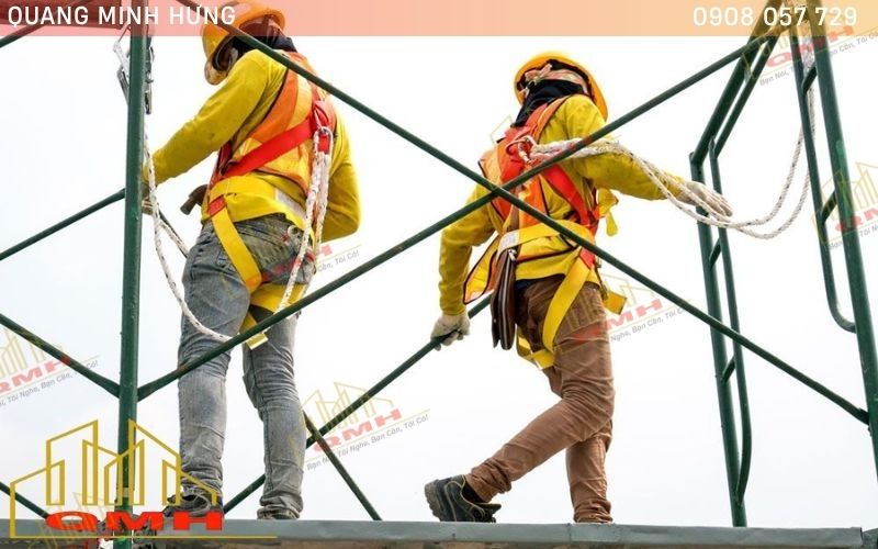 Cơ chế chéo giàn giáo khung chịu lực