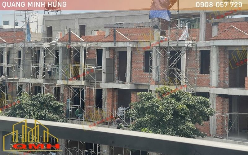 Hình ảnh giàn giáo khung tại công trình