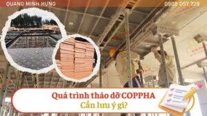 Những lưu ý khi tháo dỡ coppha