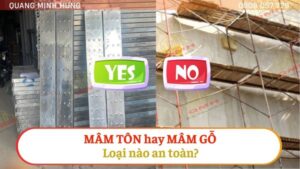Mâm tôn hay mâm gỗ an toàn hơn?