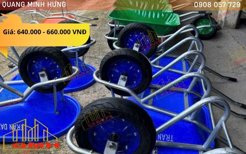 Giá xe rùa thùng nhựa hiện nay