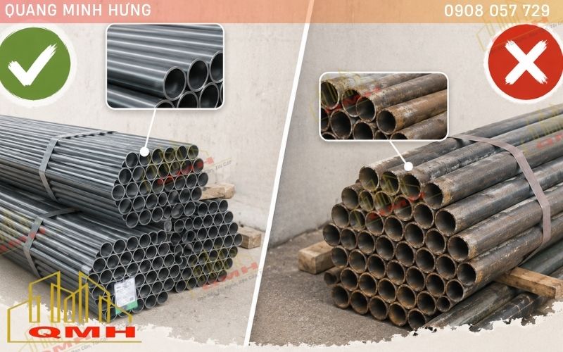 Thép chính phẩm loại 1 và loại 2
