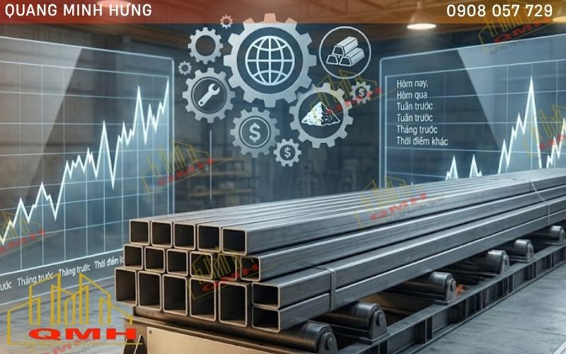 Giá xà gồ thép hộp hiện nay biến động