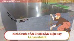 Kích thước ván phim sàn hiện nay