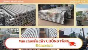 Vận chuyển cây chống tăng đúng cách