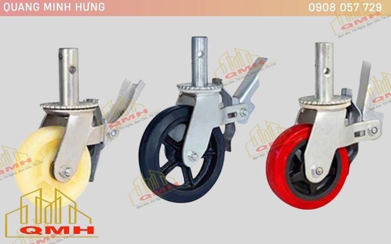 Các loại bánh xe giàn giáo