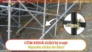 Nguyên nhân cùm khoá giáo bị trượt