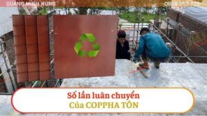Số lần luân chuyển của coppha tôn