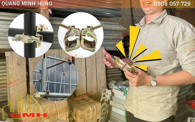 Cùm khoá là phụ kiện giàn giáo tuýp