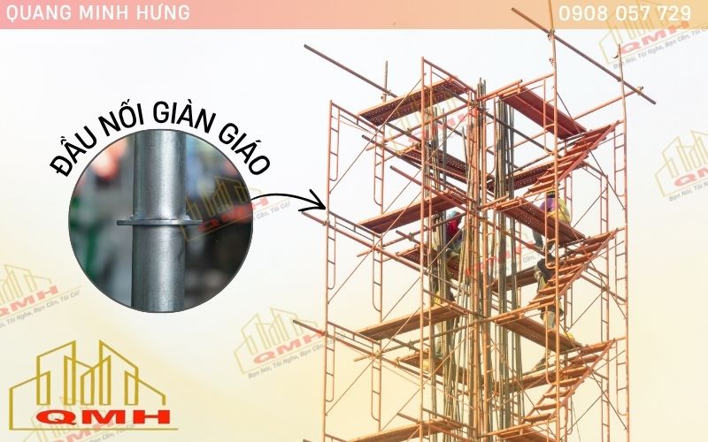 Đầu nối liên kết các tầng giàn giáo