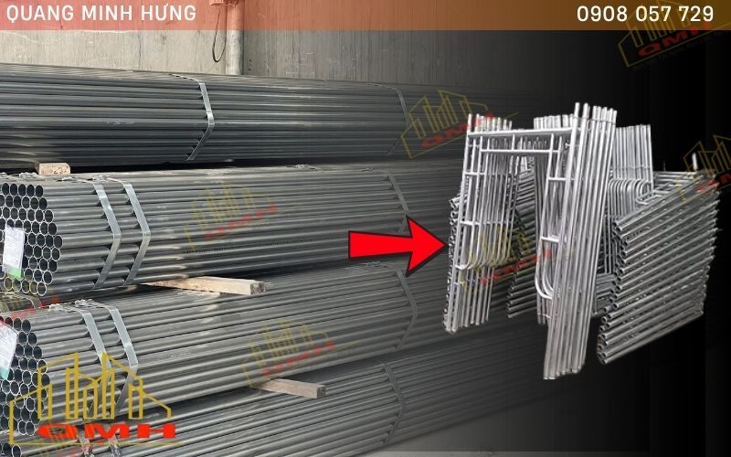 Ống thép D42 sản xuất khung giáo H