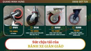 Sức chịu tải của bánh xe giàn giáo