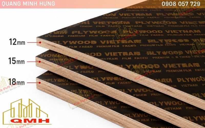 Các độ dày ván phim