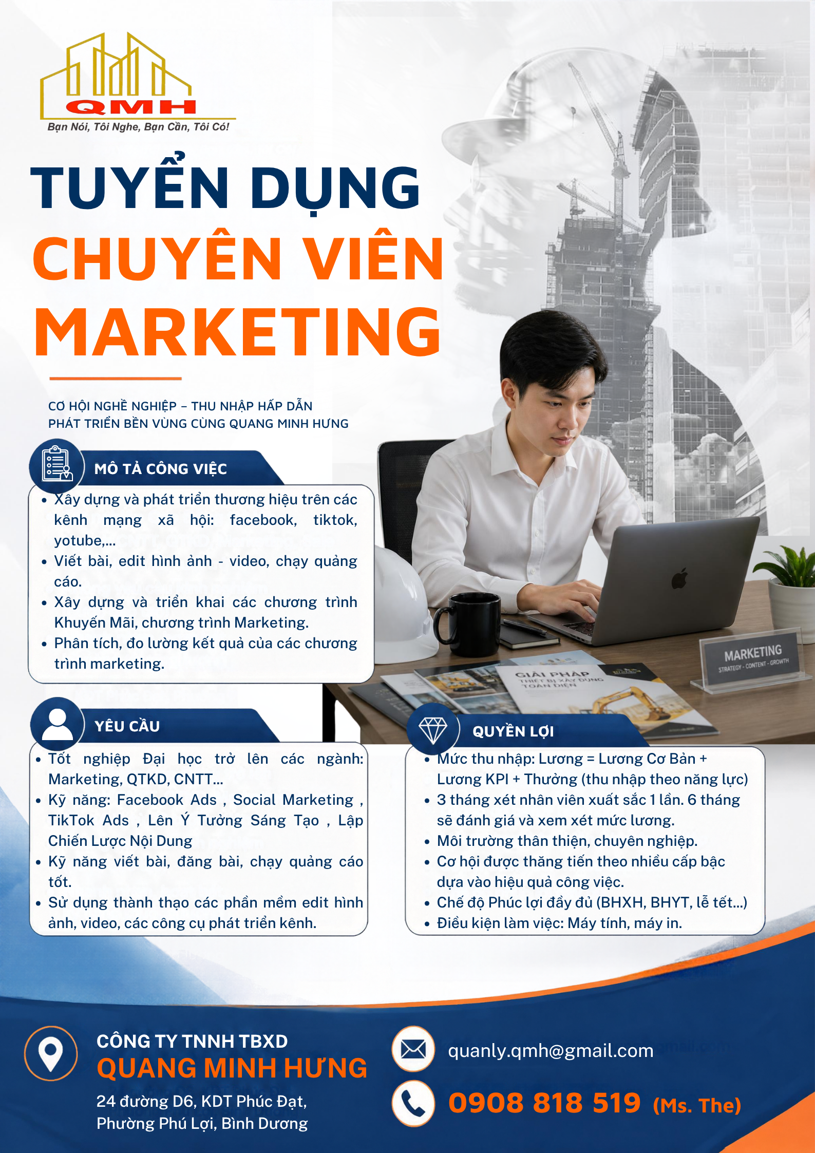 Tuyển dụng chuyên viên marketing